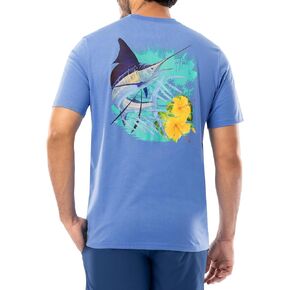Guy Harvey Men’s Billfish Collection Short Sleeve Pocket T-Shirt