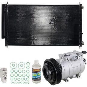 A/C Kit w/AC Compressor Condenser & Drier For Honda Odyssey 2008 2009 2010 - BuyAutoParts 60-80718R6 New