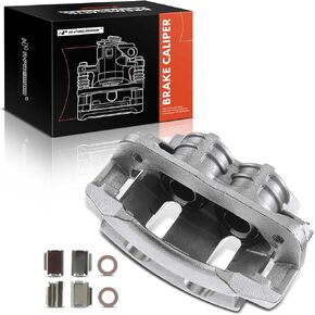 A-Premium Disc Brake Caliper Assembly with Bracket Compatible with Select Ford and Mercury Models - Freestar 2004-2007 3.9L/4.2L, Monterey 2004-2007 4.2L - Front Left Driver Side