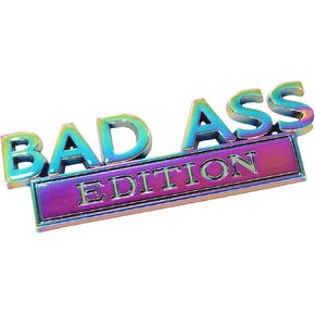 Car Exterior Emblems Badge 3D Sticker Decal Emblem 3D Badge Decal Car Truck Replacement Fit for All Cars(Golden Cyan) in Saudi Arabia