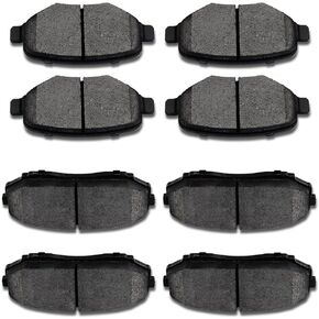 cciyu Ceramic Front Rear Brake Pad Set Fit For 2007-2010 For Ford Edge,2007-2010 For Lincoln MKX,2007-2012 For Mazda CX-7,2007-2015 For Mazda CX-9
