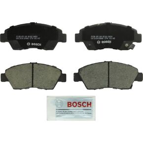 BOSCH BC621 QuietCast Premium Ceramic Disc Brake Pad Set - Compatible With Select Acura RSX; Honda Civic, Civic del Sol, Fit; FRONT