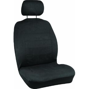 Bell Automotive 22-1-56226-8 Black Micro Suede Low-Back Bucket Seat Cover