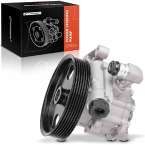 A-Premium Power Steering Pump, with Pulley, Compatible with Mercedes-Benz C230 2006, C280 2006, C350 2006, CLK350 2006, SLK280 2006-2007, SLK350 2006-2007, 2.5L 3.0L 3.5L, Replace # 0044667801
