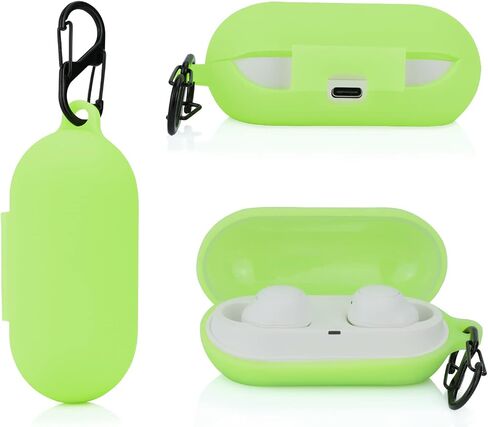 LEFXMOPHY WF C500 Case Cover Replacment for Sony WF-C500 Wireless in-Ear Headphones Black Silicone Protective Protector Skin in Saudi Arabia