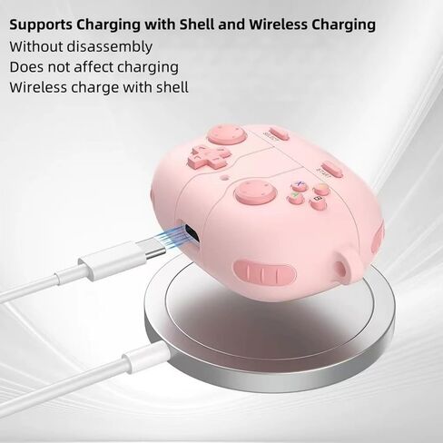 Silicone Case Compatible with JBL Vibe 200TWS/Vibe Beam with Keychain, Cute Game Soft Protective Cover for Vibe 200TWS Wireless Earbuds with Cleaning Kit in Saudi Arabia