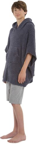 Barefoot Dreams CozyChic Youth Ribbed Cozy Poncho, Kids Poncho in Saudi Arabia