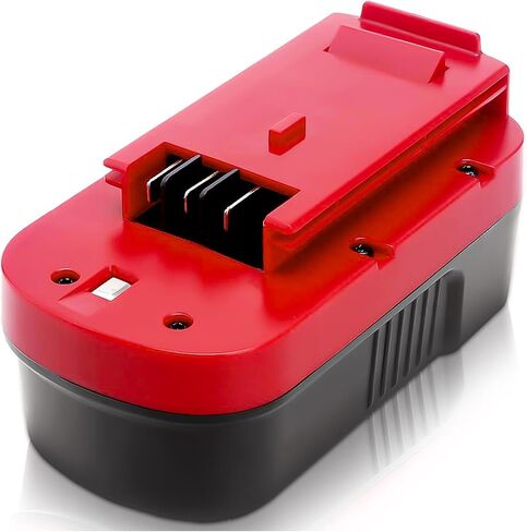 Upgraded to 3.6Ah Ni-Mh HPB18 Replacement for Balck and Decker 18 Volt Battery Compatible with Black and Decker 18V HPB18 244760-00 A1718 FS18FL FSB18 Firestorm 18 Volt Cordless Power Tools (Red) in Saudi Arabia