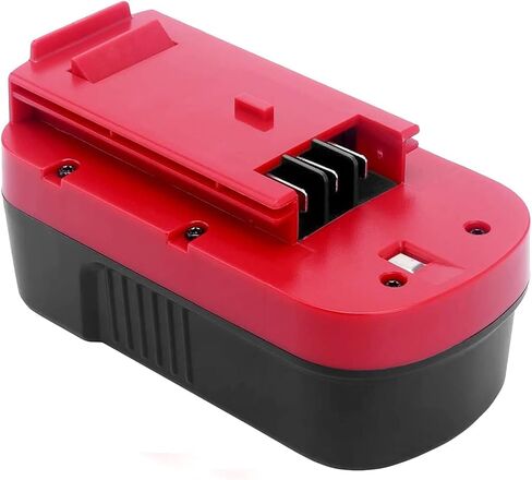 Upgraded to 3.6Ah Ni-Mh HPB18 Replacement for Balck and Decker 18 Volt Battery Compatible with Black and Decker 18V HPB18 244760-00 A1718 FS18FL FSB18 Firestorm 18 Volt Cordless Power Tools (Red) in Saudi Arabia