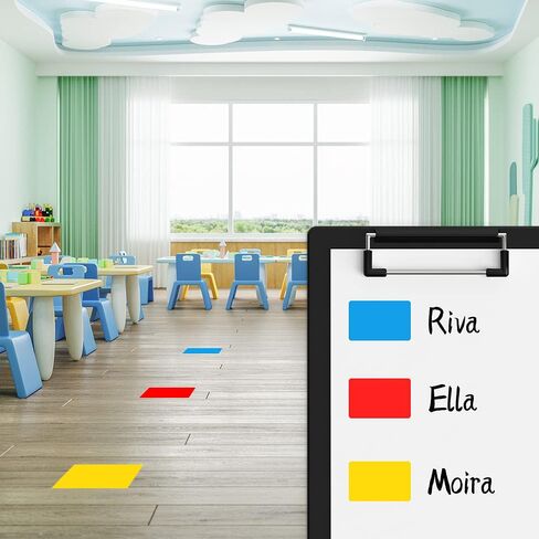 Rectangle Labels Sticker 3×5 Inch Vinyl Floor Stickers Color Coding Name Tags Roll Removable 200 PCS, Purple in Saudi Arabia