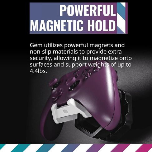 Cooler Master MasterAccessory GEM White Magnetized Multi-Surface Mounting Gaming Storage, Peripherals, Gamepads, Headsets, VR Headsets, Mobile Phones, Rubberized Protective Arms (MCA-U000R-WPHK00) in Saudi Arabia