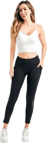 High Waisted Leggings for Women No See-Through Soft Athletic Tummy Control Pants for Running Yoga Workout in Saudi Arabia