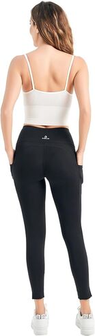 High Waisted Leggings for Women No See-Through Soft Athletic Tummy Control Pants for Running Yoga Workout in Saudi Arabia