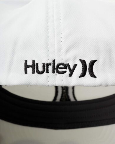 Hurley Men's H20 Dri One & Only Flexfit Baseball Cap, Size Large-X-Large, White/Black 2 in Saudi Arabia