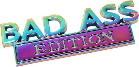 Car Exterior Emblems Badge 3D Sticker Decal Emblem 3D Badge Decal Car Truck Replacement Fit for All Cars(Golden Cyan) in Saudi Arabia