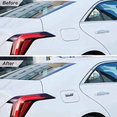 Car Exterior Emblems Badge 3D Sticker Decal Emblem 3D Badge Decal Car Truck Replacement Fit for All Cars(Golden Cyan) in Saudi Arabia