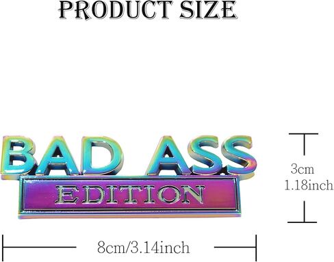 Car Exterior Emblems Badge 3D Sticker Decal Emblem 3D Badge Decal Car Truck Replacement Fit for All Cars(Golden Cyan) in Saudi Arabia