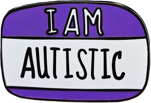 Autism Awareness Pin, Pin for Women, Men, Girls and Teens, Autism I Am Brooch in Saudi Arabia