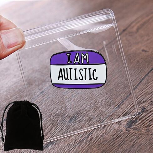 Autism Awareness Pin, Pin for Women, Men, Girls and Teens, Autism I Am Brooch in Saudi Arabia