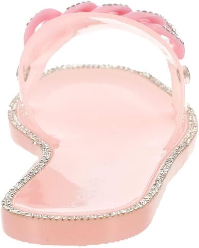 bebe Womens Lacina Embellished Slip-On Slide Sandals in Saudi Arabia