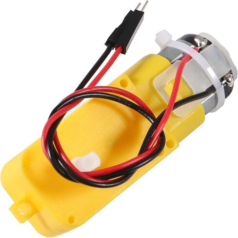 8pcs TT DC Gearbox Motor Dual Shaft 3-6V Gear Motor 200RPM Ratio 1:48 Shaft Motor with 2.54mm Wire for Arduino Smart Car Robot in Saudi Arabia