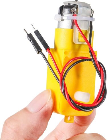 8pcs TT DC Gearbox Motor Dual Shaft 3-6V Gear Motor 200RPM Ratio 1:48 Shaft Motor with 2.54mm Wire for Arduino Smart Car Robot in Saudi Arabia