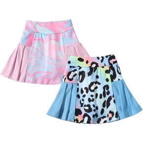 Neutocd Girls Tennis Skirt Skorts for Girls High Waisted Athletic Pleated Skirts with Shorts for Golf Pickleball Running
