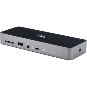 OWC 11-Port Thunderbolt Dock, 96W charging, 8K display or two 5K displays, 3 x Thunderbolt, 4 x USB, GbE, Audio, SD, Compatbile M1/M2 Macs, Thunderbolt 3 Macs, Thunderbolt 4 PCs, and USB-C Devices
