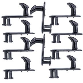 Rexka 10pcs Car Floor Mat Carpet Clips Fixing Hooks 00206-00802 for Toyota Lexus