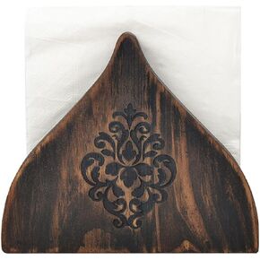 مياو جين حامل المناديل الخشبية حامل الأنسجة مزرعة حامل مناديل المطبخ طاولة طعام الجدول الديكور مقهى مطعم قطرة شكل الديكور العمودي in Kuwait