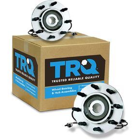 TRQ Front Wheel Hub Bearings Assembly Set Compatible with 2000-2002 Dodge Ram 2500 Ram 3500