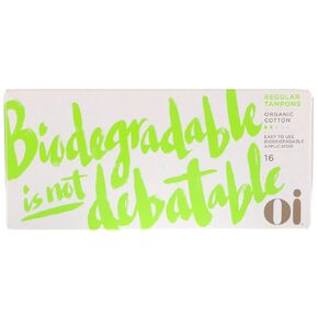 Organic Initiative Organic Regular Tampons, 16 CT