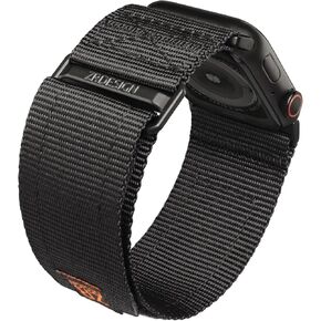 Wide Nylon Band Compatible with Apple Watch Ultra Band 49mm 45mm 44mm 42mm for Men Women, Rugged Breathable Sport Band for iWatch Series 8/7/6/5/4/3/2/1/SE