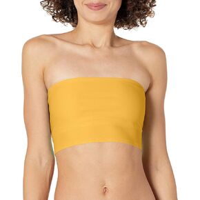Body Glove Women's Standard Smoothies Sunrise Solid Bandeau Style Bikini Top Swimsuit