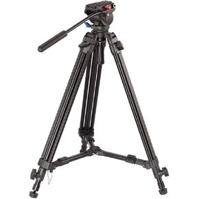 LEOFOTO LF-60 Video Tripod + VT-10 60mm Bowl Fluid Drag Head Bowl