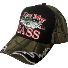 قبعة بيسبول مطرزة ثلاثية الأبعاد من Fish Fisherman