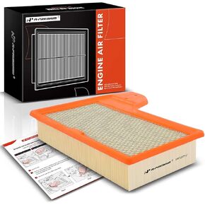 A-Premium Engine Air Filter Compatible with Ford Mustang 2015-2022, Flexible Panel, Replace# FR3Z9601A