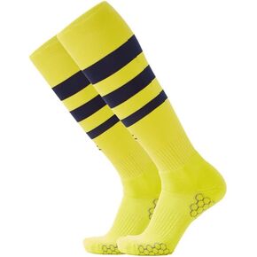 SOLAX Knee High Tube Socks Over The Calf Soccer Socks with Stripes Football Athletic Team Socks