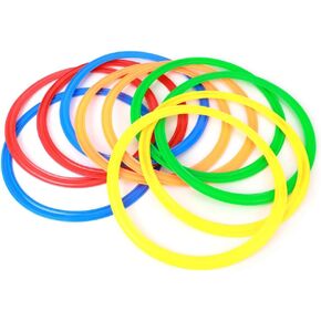 Demeras Training Wear‑Resistant Bright Color Agility Rings Safely Environmentally Friendly Speed Rings for Kindergarten for Children