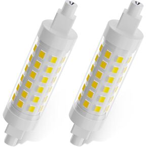 R7S LED Bulb Dimmable,120V 100W 78mm T3 J Type Halogen Bulb Equivalent,Long Lasting Double Ended Floodlight Bulbs for Work,Security,Landscape Lights,Floor Lamps,Warm White 3000K,2 Pack