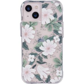 Rifle Paper Co. iPhone 13 Case for Women [10ft Drop Protection] [Wireless Charging] Floral Print Phone Case for iPhone 13 - Slim iPhone Case - Anti Scratch, Shock Absorbing Materials - Willow