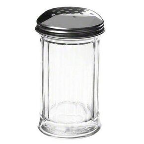 American METALCRAFT, Inc. American Metalcraft GLA312 Glass 12 Oz Cheese Shaker with Stainless Steel Lid