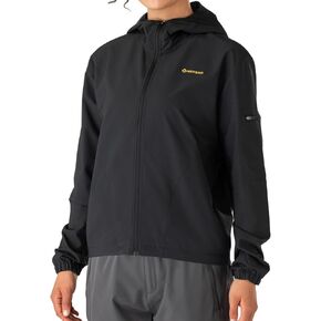 NAVISKIN Women's Lightweight Windbreaker Jacket Packable Water Repellent Hooded Coat