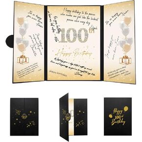 Crenics زينة عيد الميلاد الـ 100 للرجال والنساء، بديل كتاب ضيف عيد الميلاد الـ 100 الإبداعي، كتاب توقيع عيد الميلاد الـ 100 مقاس 18 × 12 بوصة، هدايا رائعة لعيد الميلاد الـ 100 in Kuwait