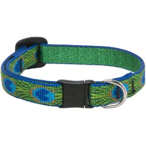 LupinePet Originals 1/2" Tail Feathers Cat Safety Collar , 8-12"