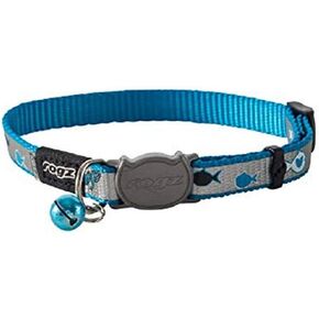 Rogz Catz ReflectoCat Collar, Extra Small, Blue