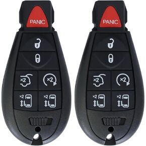 Key Fob Replacement Keyless Entry Remote, Car Key Fob Compatible with Dodge Grand Caravan/Caravan, Chrysler Town and Country, Routan, 7 Button Key Fob (M3N5WY783X) in Kuwait