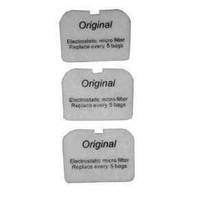 Nilfisk Exhaust Filter For Gd10 - 3 Filters/Pack