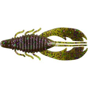 Berkley 1457635 Powerbait Craw Fatty Soft Bait, 4" Bait Length, Watermelon Candy, Package of 8