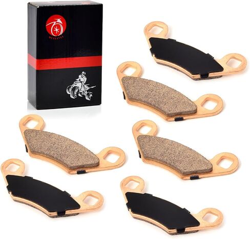 Front & Rear Sintered Brake Pads Kit Compatible with Sportsman 300 400 500 550 570 800 850 Outlaw 500 Predator 500 Hawkeye 300 in Saudi Arabia